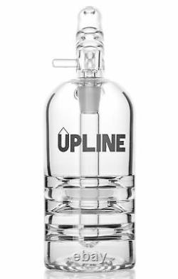Grav Upline Upright Bubbler 8 Bong Glass Water Pipe Hookah High Quality USA