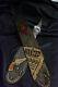 Guitar Strap Leather Tooled All Hand Made In Usa 3.5 Outlaw Series Wanted 7