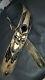 Guitar Strap Leather Tooled All Hand Made In Usa Flaming Skull 4 New Desig
