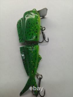 HAND MADE MAHI MAHI SWIMBAIT-made out of Pine wood with metal fins