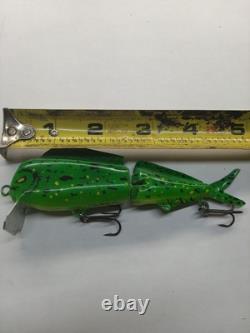 HAND MADE MAHI MAHI SWIMBAIT-made out of Pine wood with metal fins