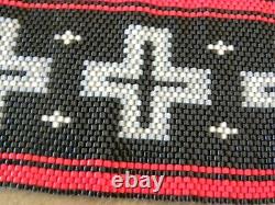 Hand Beaded Cross Path Style Beaded X-large Bracelet 7 Made For Nfr