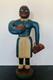 Hand Carved Wooden Figure Black Woman Folk Art 18 High