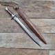 Hand-forged 26 Celtic Style Sword Medieval Inspired Collectible With Sheath