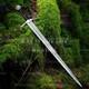 Hand Forged Carbon Steel Battle Ready Medieval Sword, Made In Usa, Tariff Free