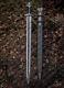 Hand Forged Damascus Steel Viking Sword Sharp Battle Ready Medieval Sword Gift