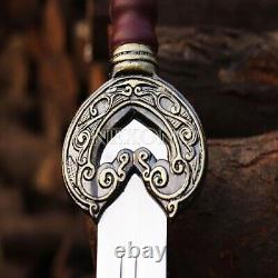 Hand Forged High Carbon Steel Viking Sword Sharp / Battle Ready Medieval Sword