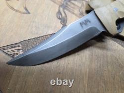 Hand Made First Strike Cross Draw Knife By Mark Mccoun USA Coyote G10