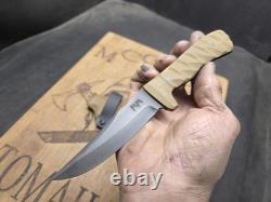 Hand Made First Strike Cross Draw Knife By Mark Mccoun USA Coyote G10