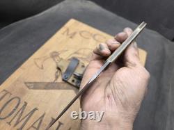 Hand Made First Strike Cross Draw Knife By Mark Mccoun USA Coyote G10