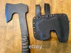Hand Made Mt Mark 1 Axe Tomahawk By Mark Mccoun Made In The USA Black