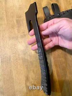 Hand Made Mt Mark 1 Axe Tomahawk By Mark Mccoun Made In The USA Black