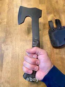 Hand Made Mt Mark 1 Axe Tomahawk By Mark Mccoun Made In The USA Black