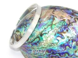 Hand Made in USA Solid. 925 Sterling Silver 6.20mm Wide Cuff Bangle Men's Women's