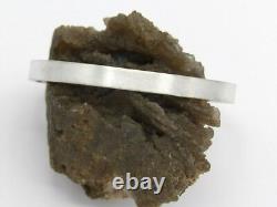 Hand Made in USA Solid. 925 Sterling Silver 6.20mm Wide Cuff Bangle Men's Women's