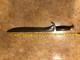 Hand Forged Knife Gary Cox 24 Overall Length With Custom Leather Sheath