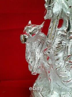 Hand made Aluminum radha krishna 17 inches tall USA Seller fast ship