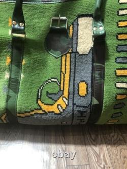 Hand made afghan war bag rugs. Usa war rugs, weapons war rugs
