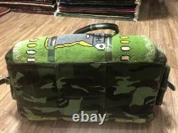 Hand made afghan war bag rugs. Usa war rugs, weapons war rugs