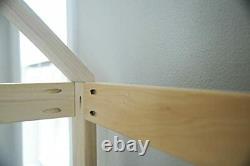 Handly Hand Made in USA Montessori House Bed Full Size Frame Strong Sturdy