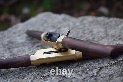 Handmade Brass Spokeshave Flat Sole O1 Tool Steel Blade USA Made