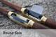 Handmade Brass Spokeshave Round Sole O1 Tool Steel Blade Made In Usa