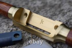 Handmade Brass Spokeshave Round Sole O1 Tool Steel Blade Made in USA Handmade Brass Spokeshave Round Sole O1 Tool Steel Blade Made in USA