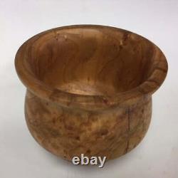 Handmade Cherry Wood Bowl, Made in USA
