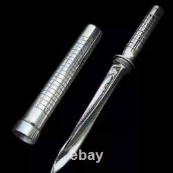 Handmade Commando Triple Twisted Tri Bladed Force Fixed Free USA Duty Paid Knife