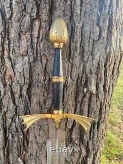 Handmade Damascus Steel, Game Of Thrones Cosplay, Dark Sister Sword With Scabard