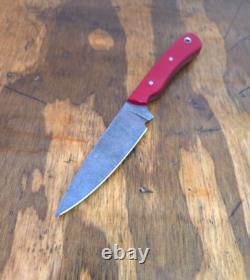 Handmade Fixed Blade Hunting Camping EDC Knife 80crv2 Carbon Steel Made In USA