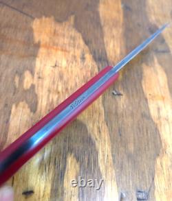 Handmade Fixed Blade Hunting Camping EDC Knife 80crv2 Carbon Steel Made In USA