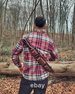 Handmade Forest Knife with Back Sling and Leather Sheath Best USA Gift