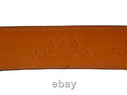 Handmade Genuine AAA ULTRA Suede Blue Alligator Leather Belt (Made in U. S. A)