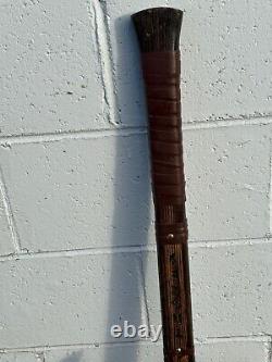 Handmade Heavy Duty Steel Double Edge Viking Axe Ashwood leather Wrapped