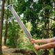 Handmade Konda Ikakalaka Sword Large African-inspired Tribal Design