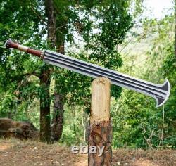 Handmade Konda Ikakalaka Sword Large African-Inspired Tribal Design