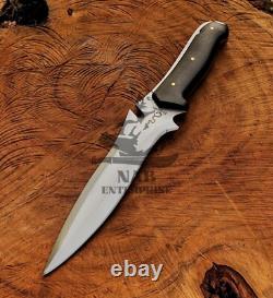 Handmade Leaf Spring Steel RE4 Krauser's Knife, Bowie knife, Tactical Knife USA