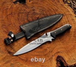 Handmade Leaf Spring Steel RE4 Krauser's Knife, Bowie knife, Tactical Knife USA