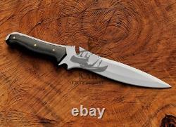 Handmade Leaf Spring Steel RE4 Krauser's Knife, Bowie knife, Tactical Knife USA