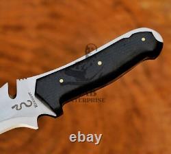 Handmade Leaf Spring Steel RE4 Krauser's Knife, Bowie knife, Tactical Knife USA