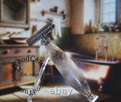 Handmade Pinecone & Resin Shaving Razor SEE VIDEO 1048