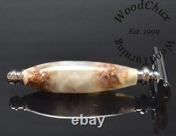 Handmade Pinecone & Resin Shaving Razor SEE VIDEO 1048