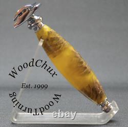 Handmade Pinecone & Resin Shaving Razor SEE VIDEO 1049