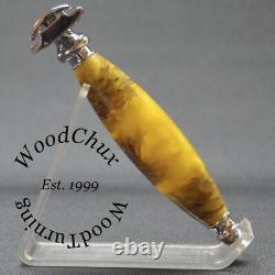 Handmade Pinecone & Resin Shaving Razor SEE VIDEO 1049