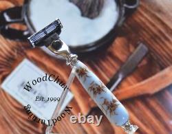 Handmade Pinecone & Resin Shaving Razor SEE VIDEO 1050 Handmade Pinecone & Resin Shaving Razor SEE VIDEO 1050