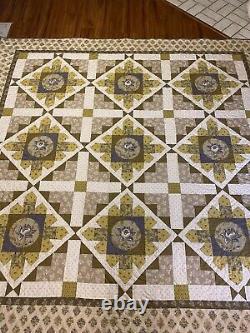 Handmade Queen quilt Made In USA