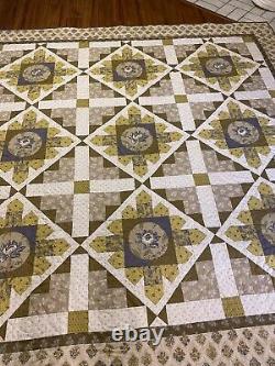 Handmade Queen quilt Made In USA