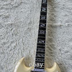 Handmade SG Cream Electric Guitar HHH Pickups USA Warehouse In Stock 6 String