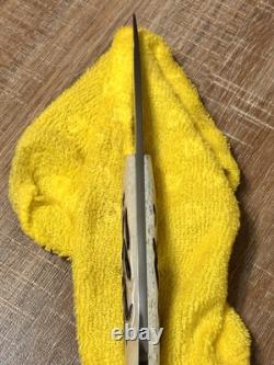 Handmade Tang Skinner Knife 3 inch Blade- A8 Tool Steel -Bone Handle